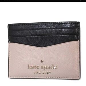 NWOT - Kate Spade Black and Cream Card Holder